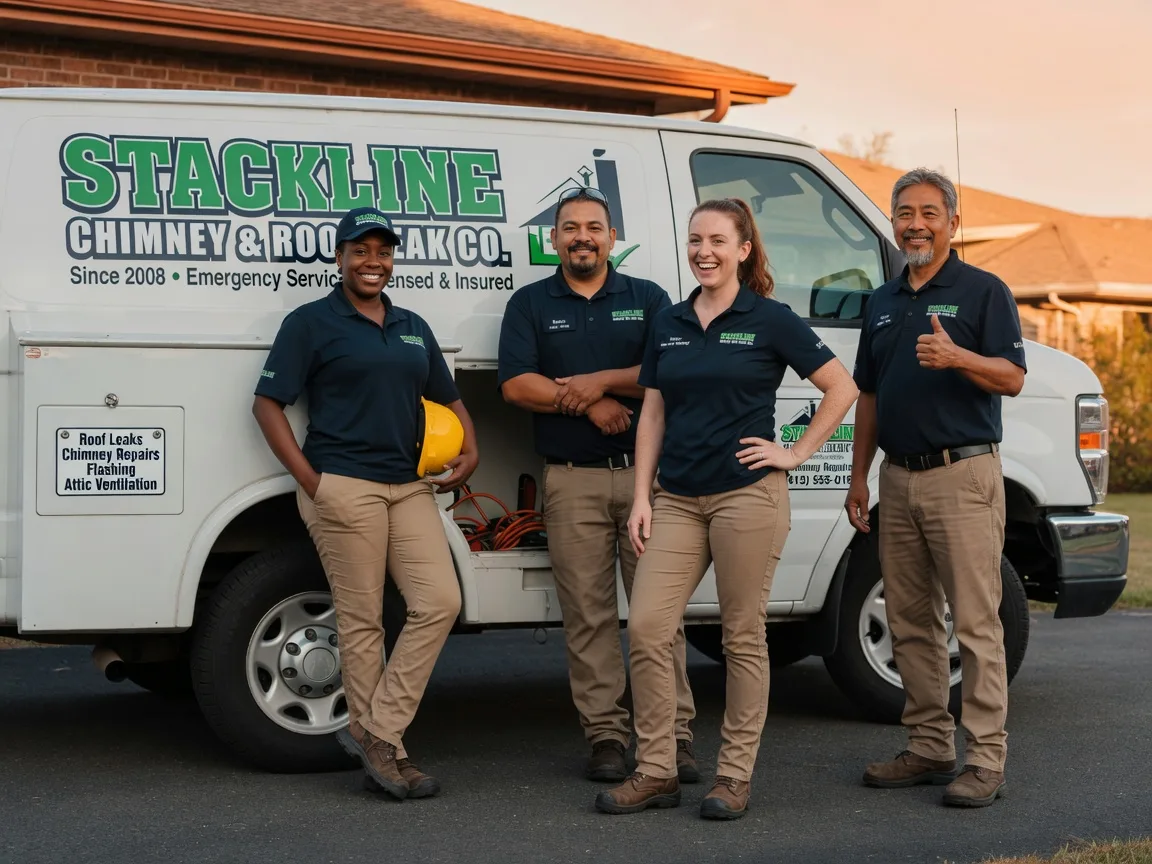 Chimney flashing repair company in Bristol, IL